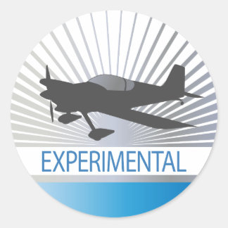 Experimental Aircraft Classic Round Sticker