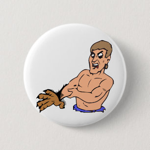 Experimental bearman 6 cm round badge