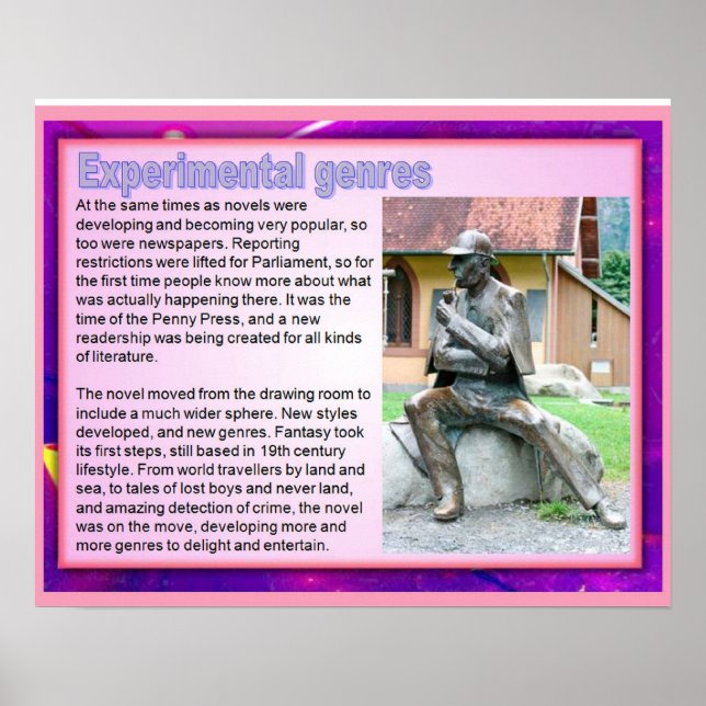 Experimental genres poster (Front)