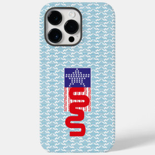 EXPERIMENTAL LOVE USA FLAG STARS BY MASANSER Case-Mate iPhone 14 PRO MAX CASE