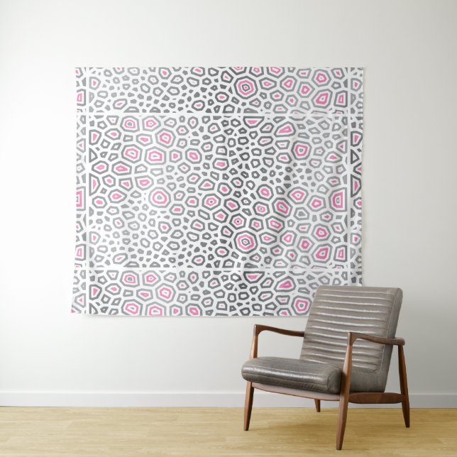 Experimental pattern 4 tapestry (In Situ (Horizontal))