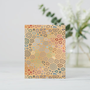 Experimental pattern 7 holiday postcard