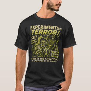 Experiments Of Terror Lab Movie Poster Halloween T-Shirt