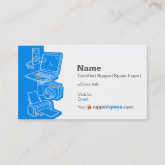 Expert Biz Card (Blue) - Store Version