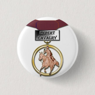 Expert Cavalry medal button