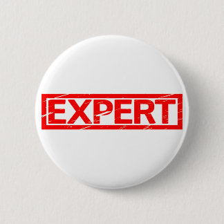 Expert Stamp 6 Cm Round Badge