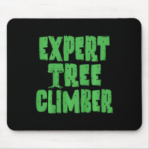 Expert Tree Climber Vacation Summer Kids Graphic F Mouse Pad