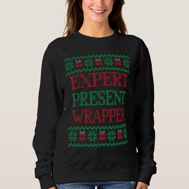Expert Wrapper   for Matching Family Photos Sweatshirt (Front)