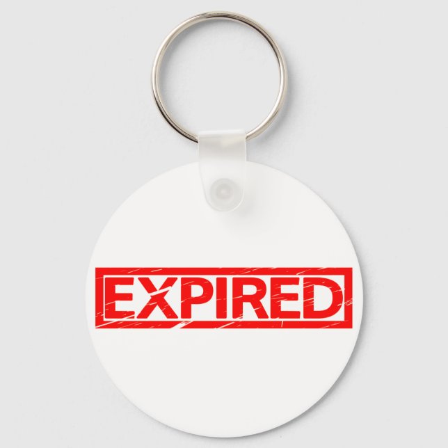 Expired Stamp Key Ring (Front)