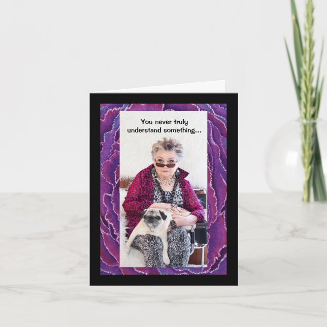 Explain that to your Grandmother Greeting Card (Front)