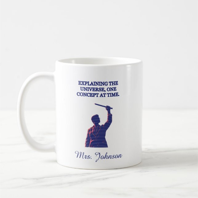 Explaining Universe One Concept at a Time Science Coffee Mug (Left)