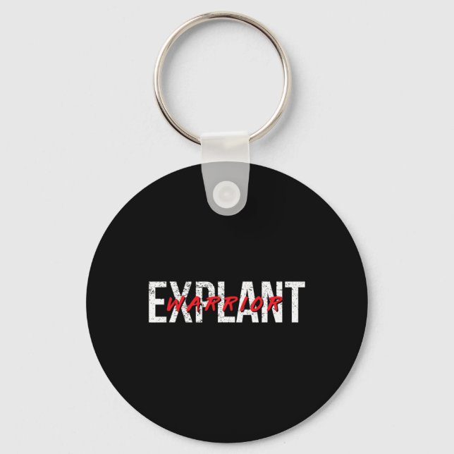 Explant  Breast Implant Illness Awareness Cancer  Key Ring (Front)