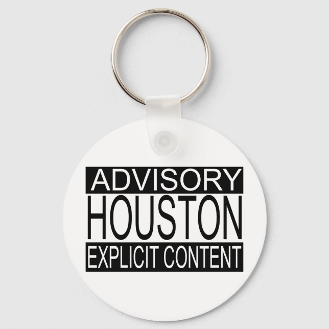 Explicit Content Houston (Keychain Key Ring (Front)
