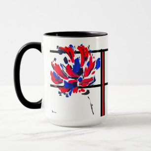 Exploded flower mug
