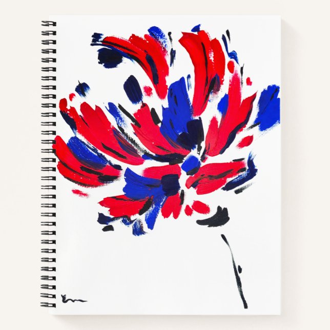 Exploded flower notebook (Front)