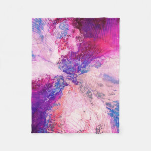Exploding Colour Fleece Blanket