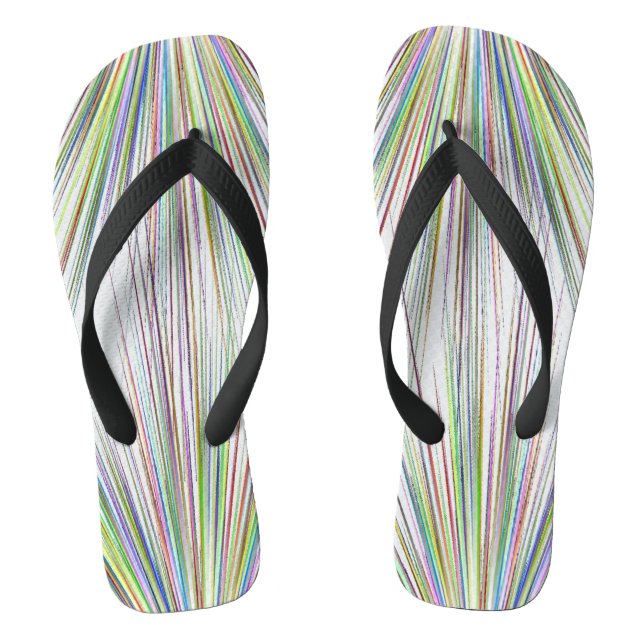 Exploding Colours Thongs (Footbed)