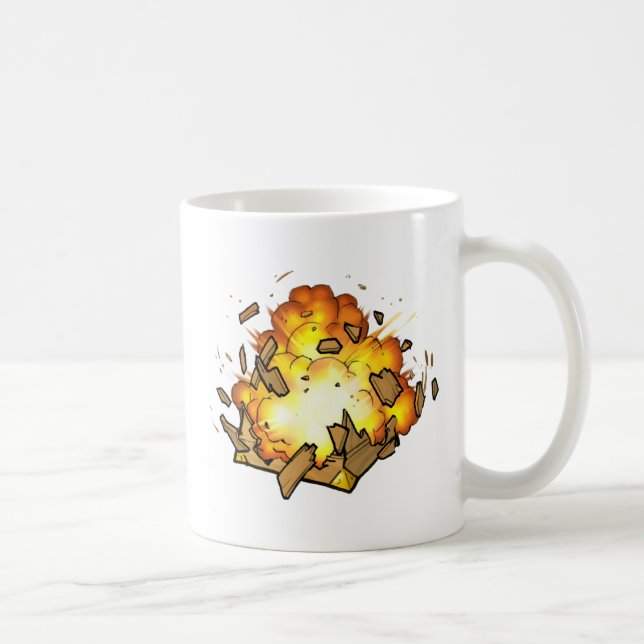 Exploding Crate Mug (Right)