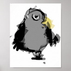 Exploding Crow Poster