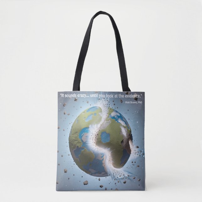 Exploding Earth HPT tote bag (Front)