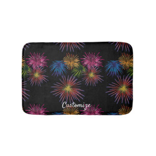 Exploding Fireworks 2021 Thunder_Cove Bath Mat