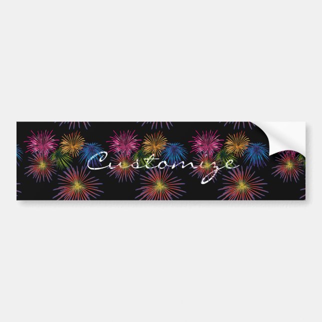 Exploding Fireworks Thunder_Cove Bumper Sticker (Front)