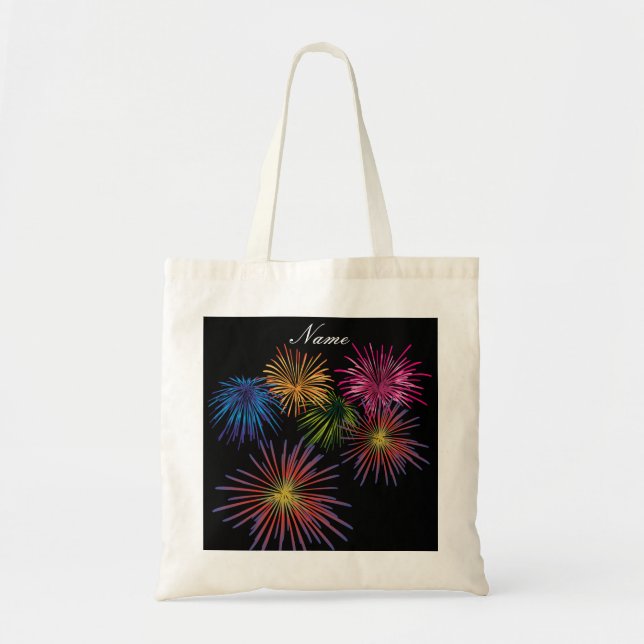 Exploding Fireworks Thunder_Cove Tote Bag (Front)