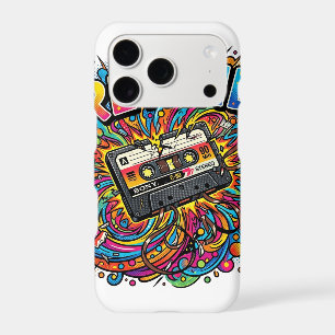 Exploding Liquid Cassette Tape iPhone Case