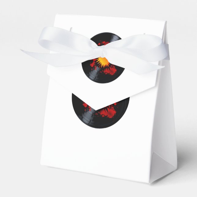 Exploding Pop Music Long Playing Record Favour Box (Front Side)