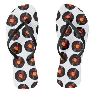Exploding Pop Music Long Playing Record Thongs