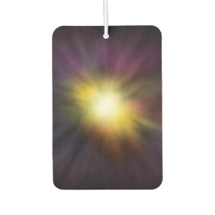 Exploding Star Cool Digital Space Artwork Car Air Freshener