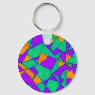 Exploited - Ken Gauge Abstract Key Ring