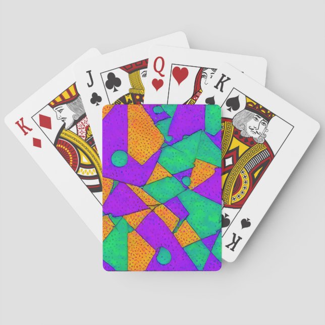 Exploited - Ken Gauge Abstract Playing Cards (Back)