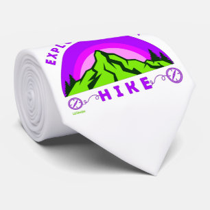 EXPLORATION HIKE mountaineer hiker gift     Tie