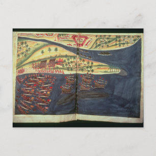 Exploration map of Surat Postcard