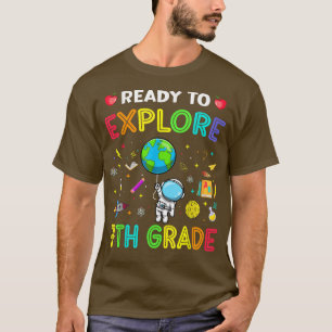 Explore 7th Grade Back To School Astronaut Space E T-Shirt