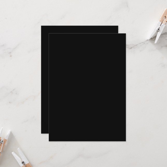 Explore a Captivating Black and White Photo  Invitation (Front/Back In Situ)