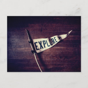 Explore - Adventure awaits Postcard