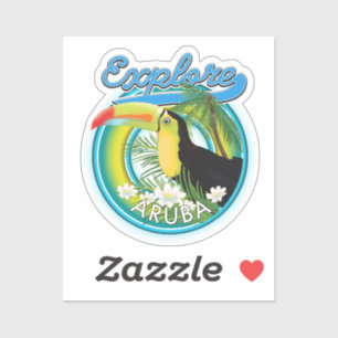 Explore Aruba travel logo Patch