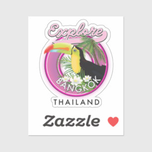 explore Bangkok indonesia travel logo