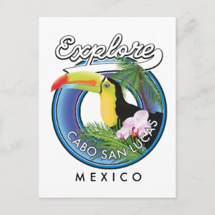 explore cabo san lucas mexico travel patch postcard