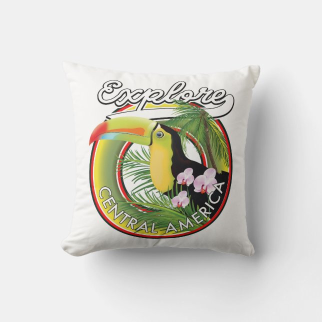 Explore Central America logo. Cushion (Front)