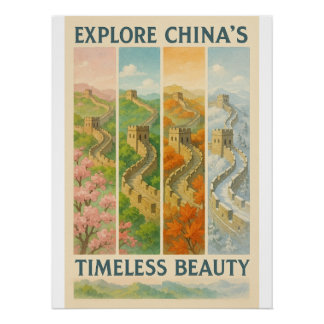 Explore China’s Timeless Beauty Poster