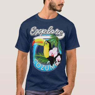 Explore Cozumel Travel patch T-Shirt