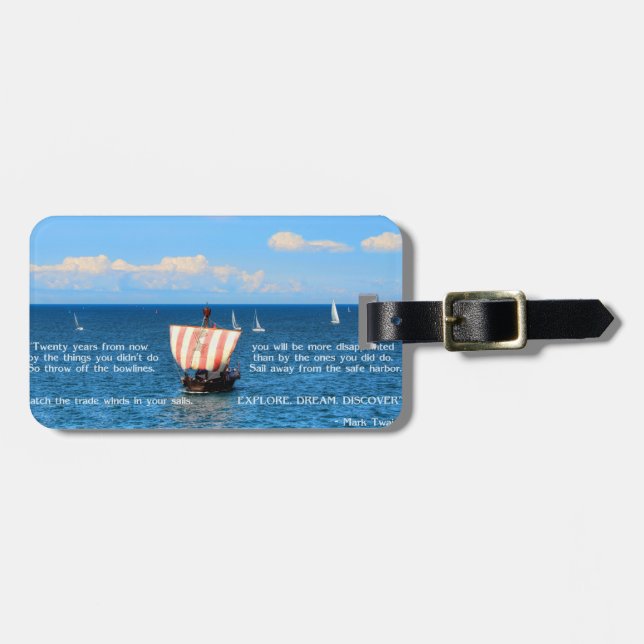Explore. Dream. Discover Luggage Tag (Front Horizontal)