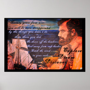 Explore. Dream. Discover Poster