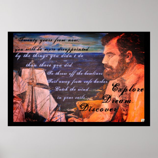 Explore. Dream. Discover Poster (Front)