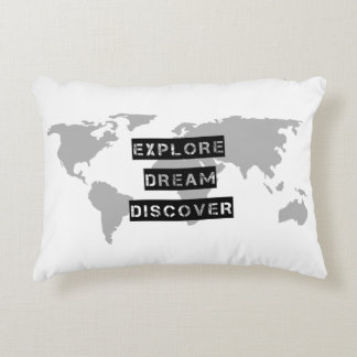 Explore Dream Discover Quote Pillow