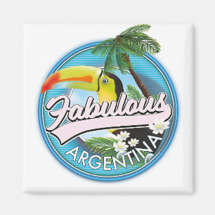 explore fabulous Argentina logo Magnet