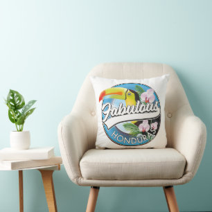 explore fabulous Argentina logo Throw Pillow